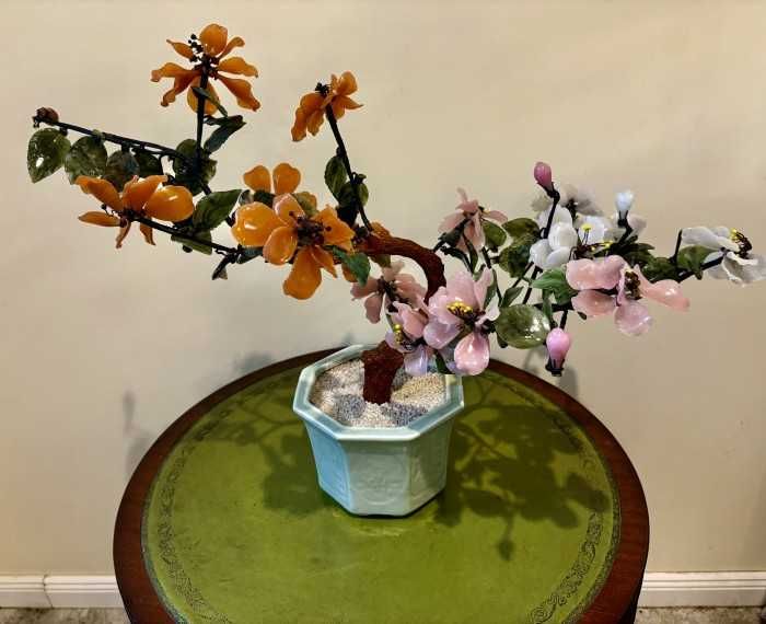 Spectaculos bonsai din jad-antic-50x60 cm-Franta