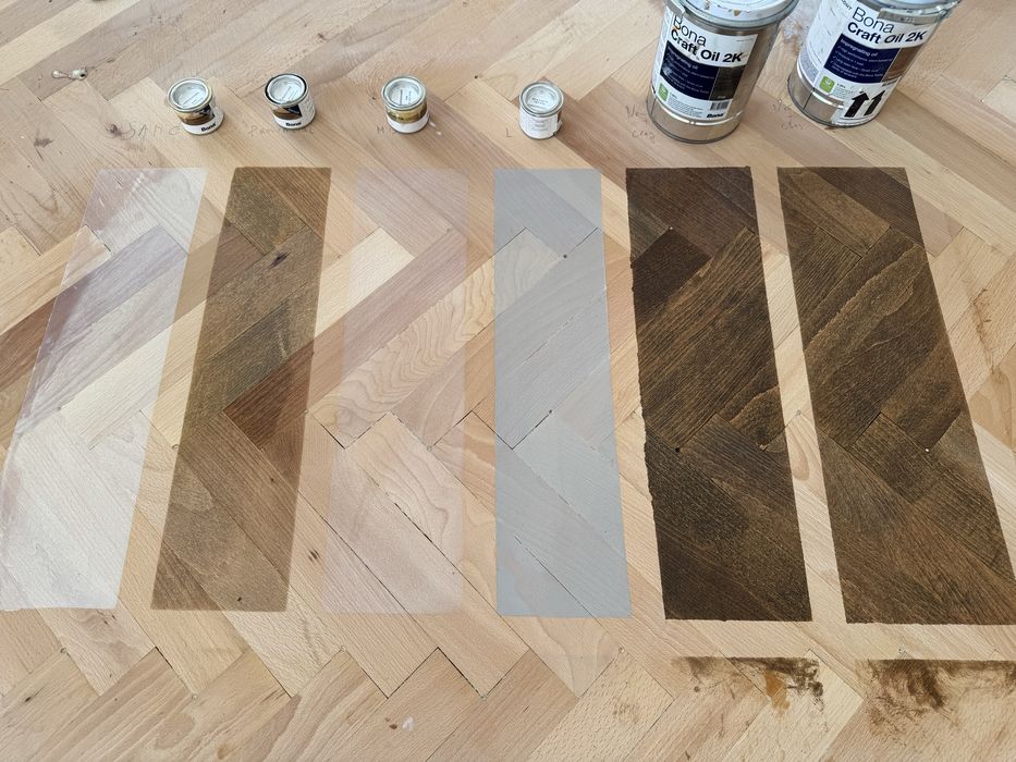 Безпрашно циклене на паркет, фугиране, омасляване или лакиране.