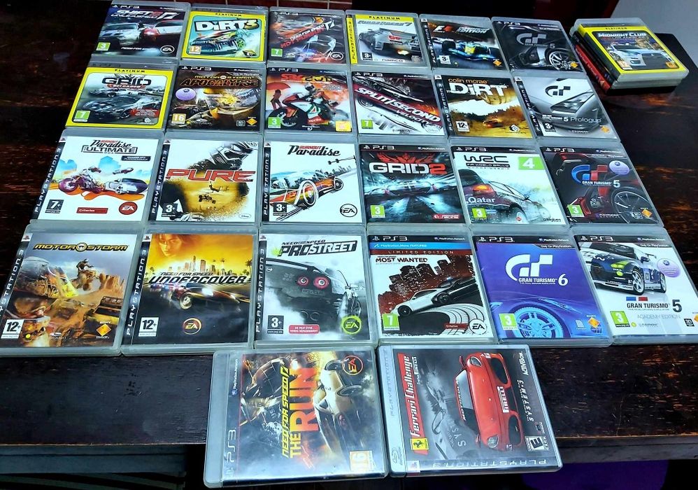 Nfs G Turismo Dirt Motorstorm Burnout Grid Moto Gp Driver Sf  PS 3