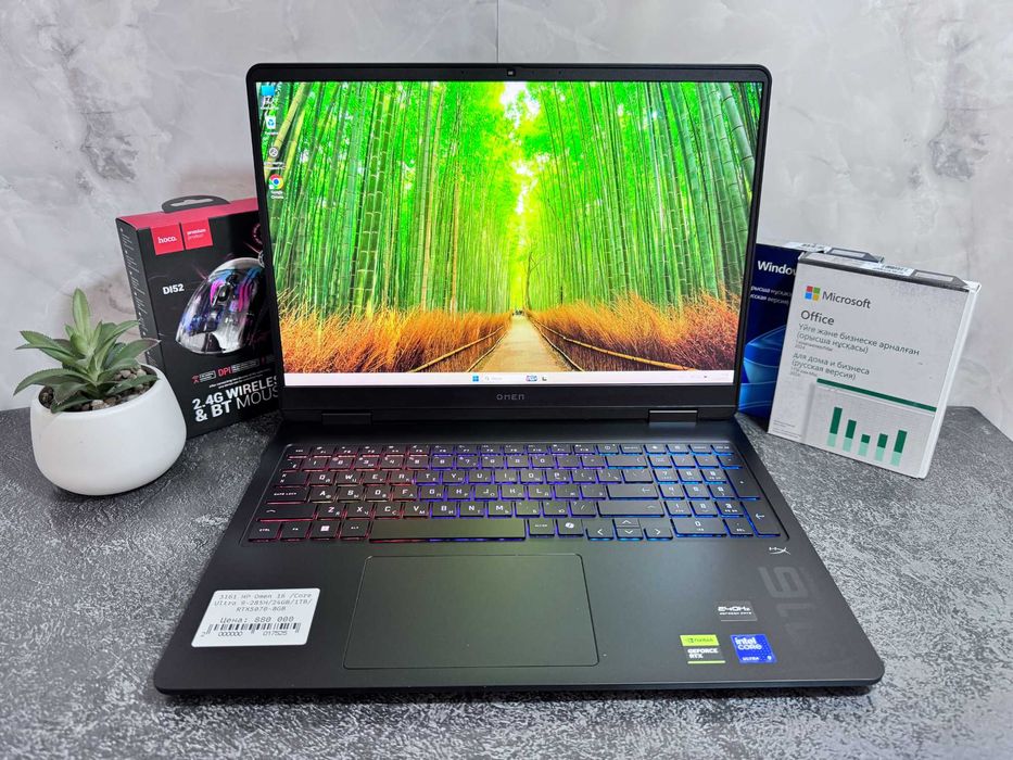 Игровой ноутбук HP Omen 16 /Core Ultra 9-285H/24GB/1TB/RTX5070-8GB