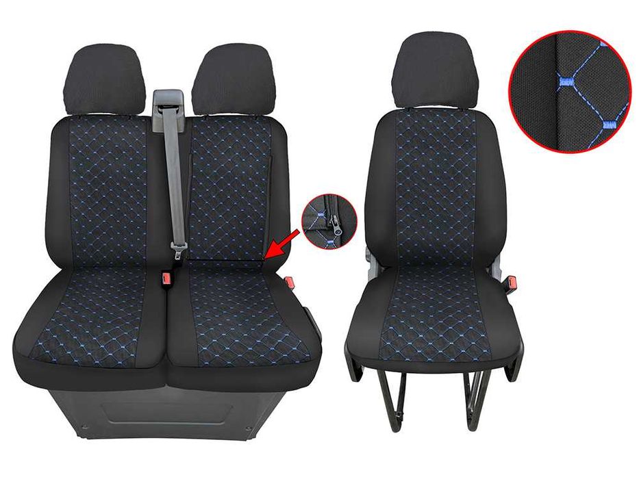 Тапицерия Капитоне Iveco Daily / Ивеко Дайли 2018+ 2+1 3 цвята