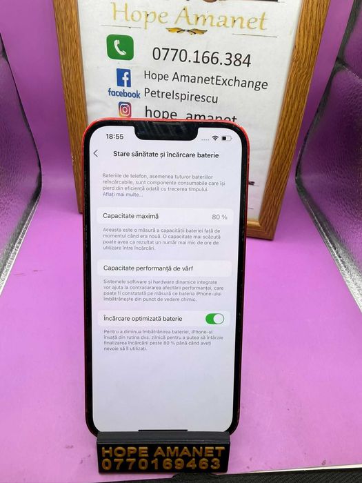 HOPE AMANET P2-Iphone 13 128 GB/80% BAT