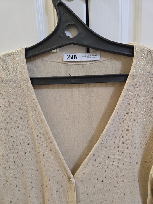 Кардиган со стразами Zara , размер 36