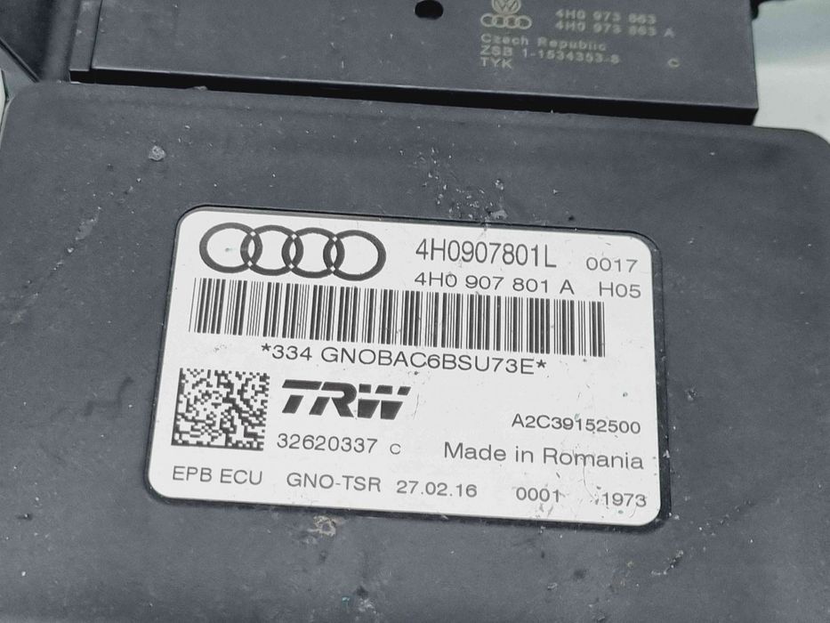 Calculator frana de mana Audi A6 (4GC, C7) Facelift S-line [Fabr 2012-