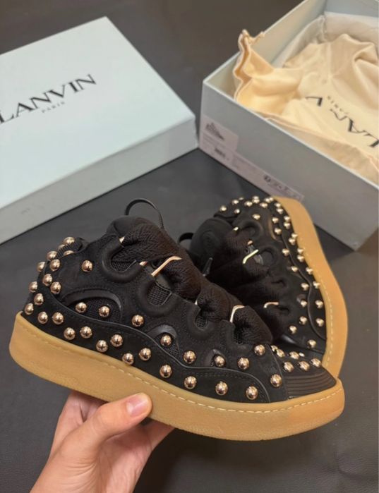 Lanvin curb sneakers