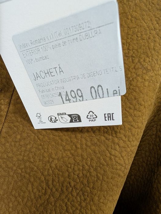 Geaca piele naturala