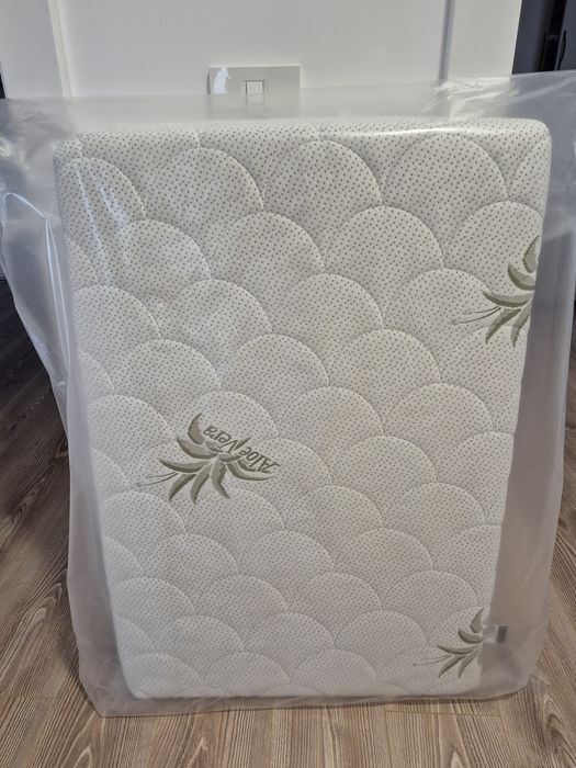 Saltea NOUA ortopedica 60x90, pentru patut copii, husa aloe vera
