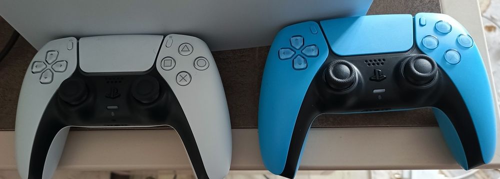 Ps 5 белый  2 джойстика