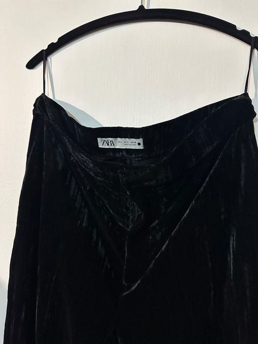 Zara Велур Панталон