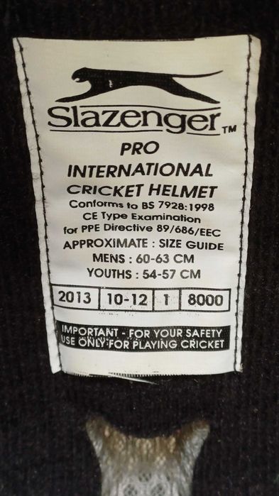 Каска за крикет/cricket Slazenger
