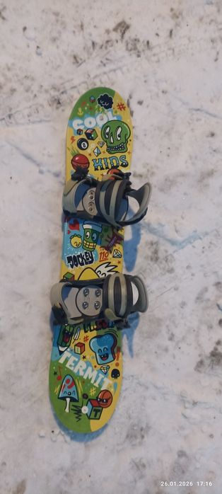 Детский сноуборд размер 110