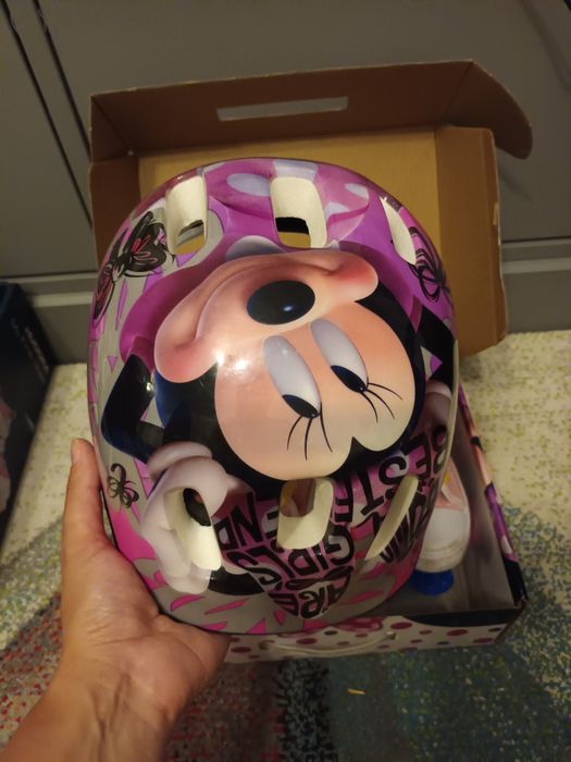 Patine cu rotile Minnie NOI numarul 28 + casca Minnie bonus