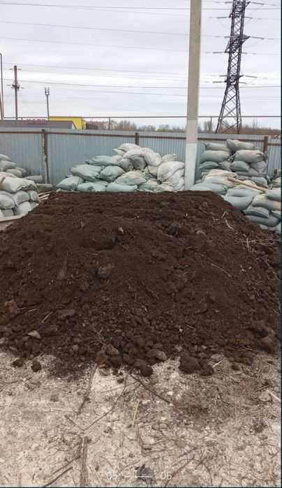 Перегной в мешках