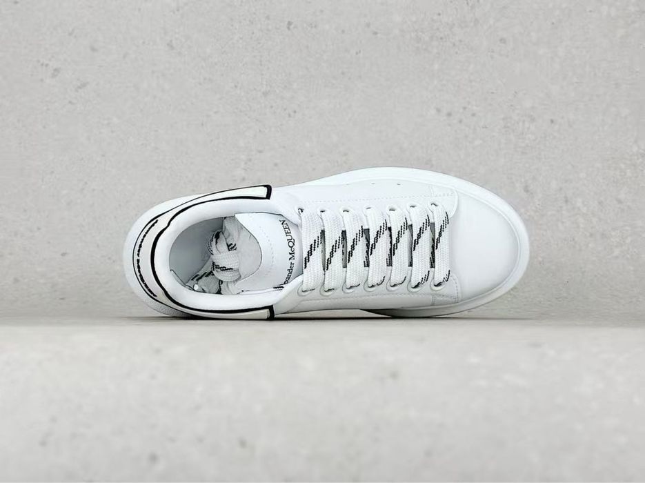 Alexander McQueen Oversized White Lace Up ,Poze Reale