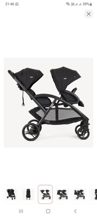 Коляска для близняшек и погодок