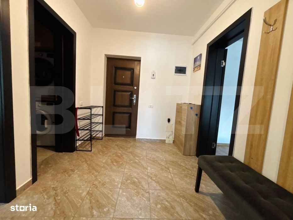 Apartament cu 2 camere, mobilat modern, cu terasa si parcare