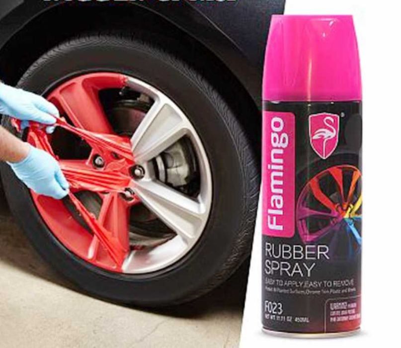 Спрей боя гумено покритие Flamingo - 6 цвята 450 мл.