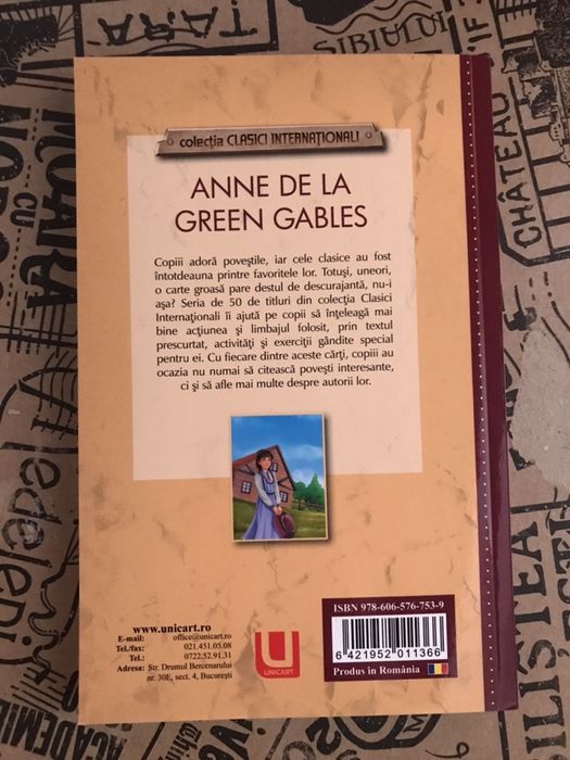 Anne de la Green Gables de L. M. Montgomery