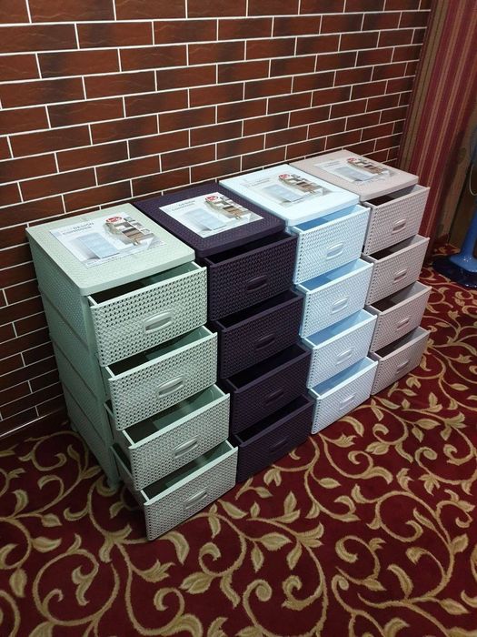 детский камод с 4 ящиками Болалар учун шкаф 4 та тортмали