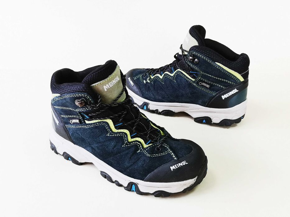 Bocanci ghete munte copii 34 35  MEINDL - Piele GORETEX   Ca NOU