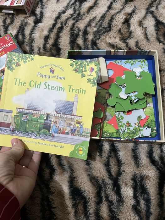 Puzzle Usborne 3 buc