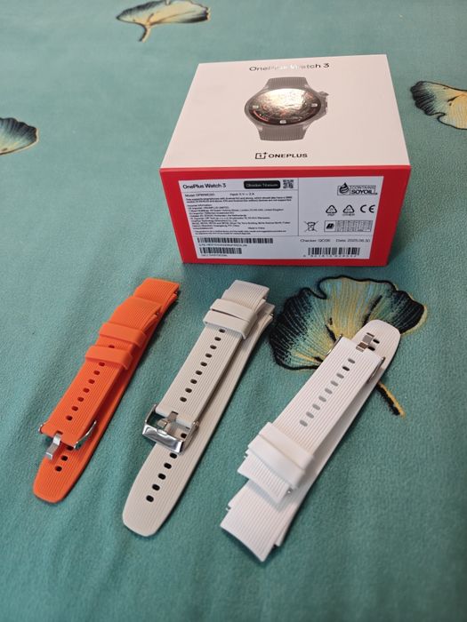 Smartwatch OnePlus Watch 3 – Stare impecabilă / Pachet complet + Curele cadou