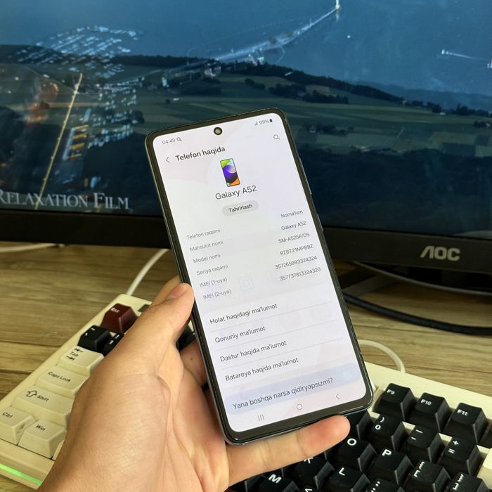 Samsung Galaxy A52 srochna dastafka