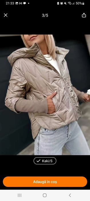 Geacă casual primăvară