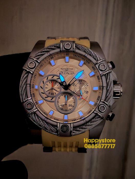 INVICTA Bolt Ivor steel 52mm, Инвикта нов ръчен часовник