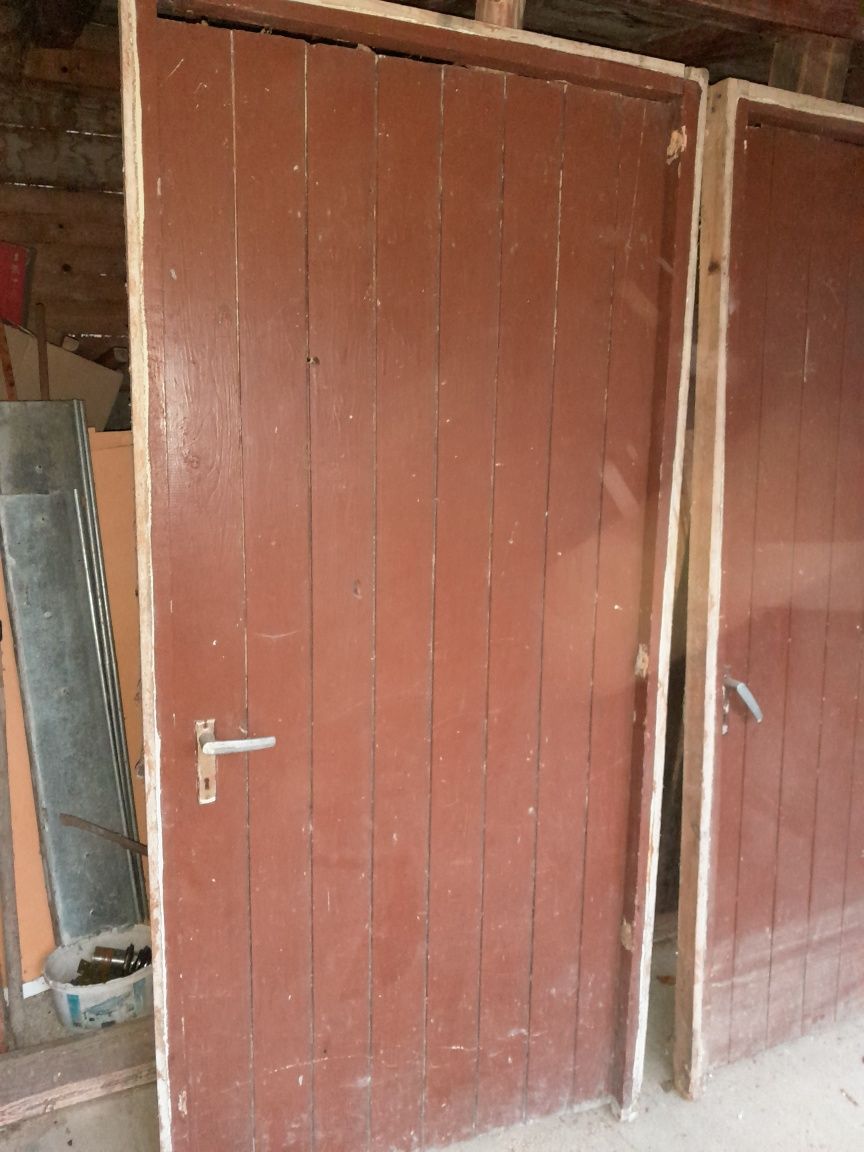 Дървена врата с размери 90/190 гр. Габрово Дядо Дянко • OLX.bg