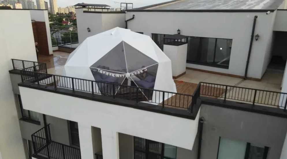 Куполна къща беседка оранжерия. Всякакви размери от различни материали