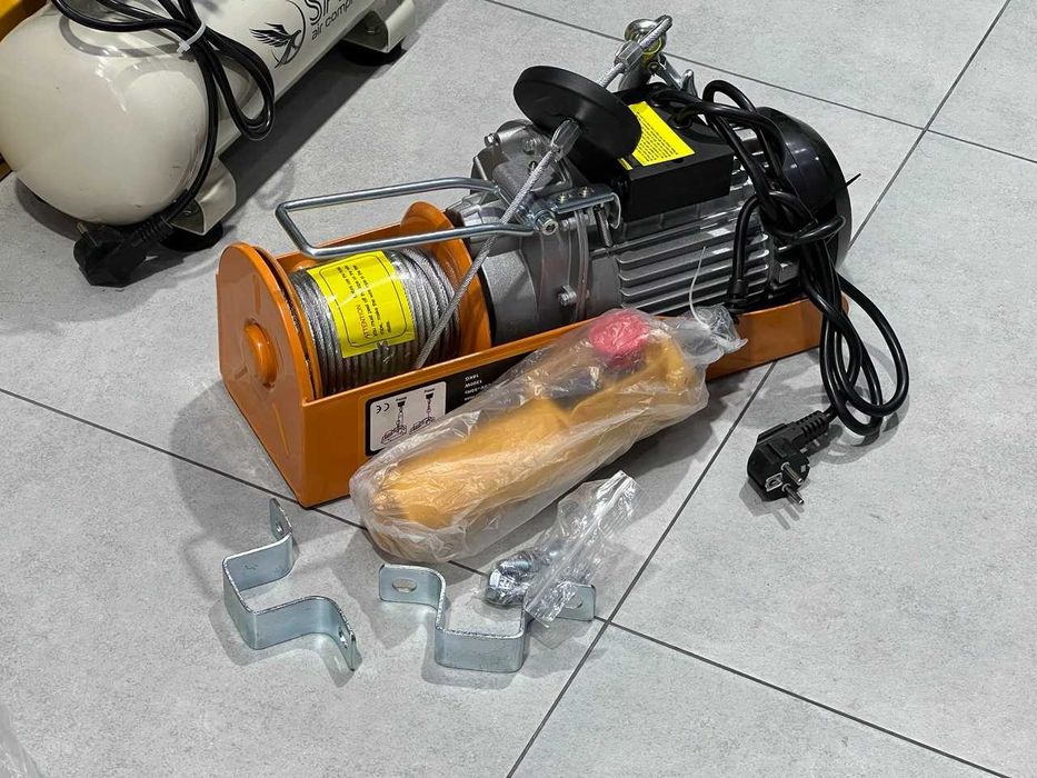лебедка . Таль 300/600 кг Электрическый трос 20 м /телфер / tal elektr
