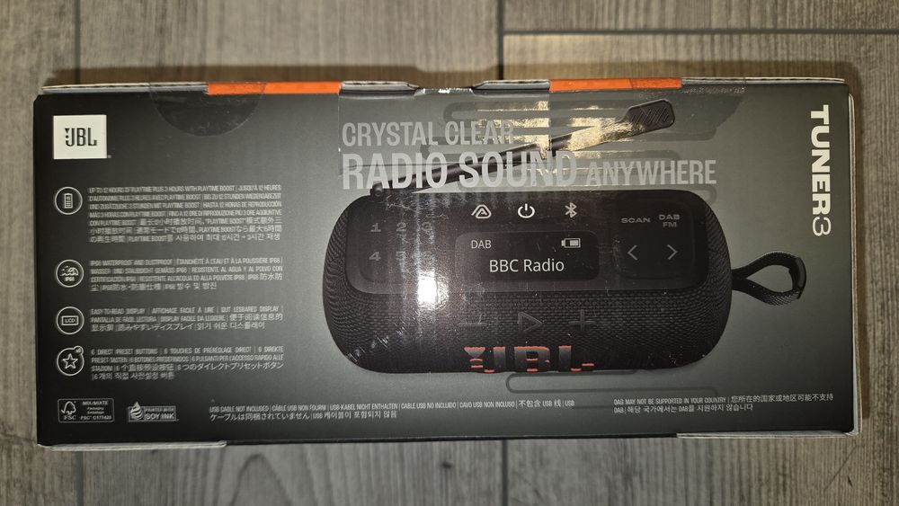 JBL Tuner 3 negru sigilat!