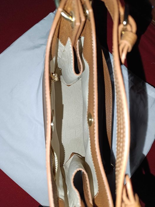 Сумка кожаная Guzini и туфли (лоферы) Arella, 38 размер