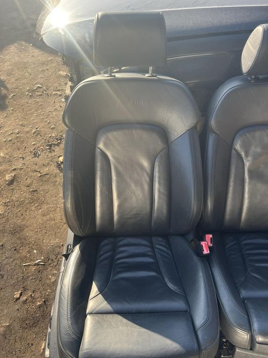 Кожен S-line салон Audi Q7 подгрев ЕЛ Седали Ауди 7месta Н181