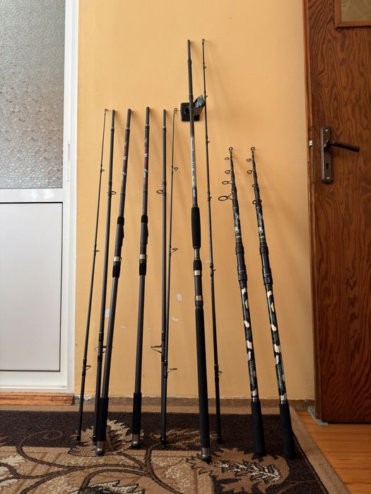3 вида въдици: Diamond Carp , Osako , TeleCarp Kaida