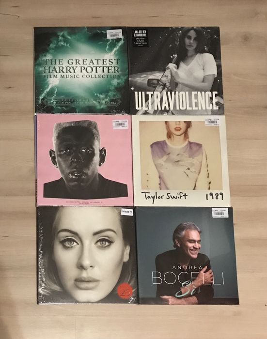 Винилы , пластинки Playboi Carti , Frank Ocean , Adele