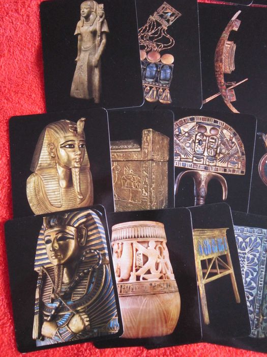 cards muzeu Egipt 25 poze+informtii artefacte mormant Tutankhamon