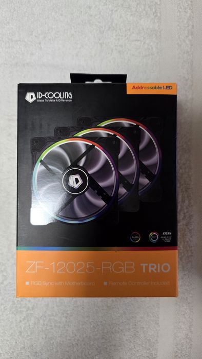 5 Ventilatoare ID-Cooling RGB ZF-12025-RGB TRIO
