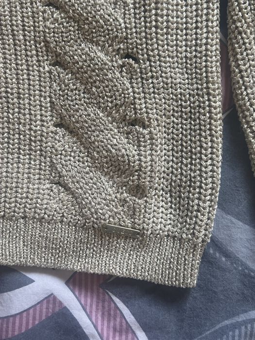 Златист пуловер/блузка guess
