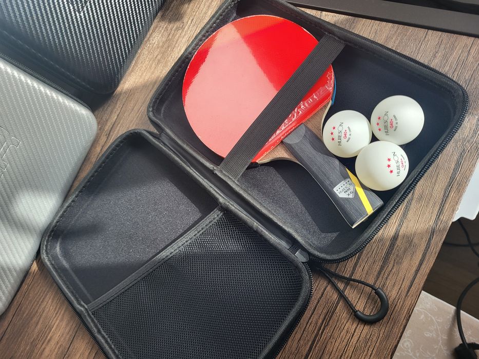 Set Ping Pong paletă husă mingi Premium