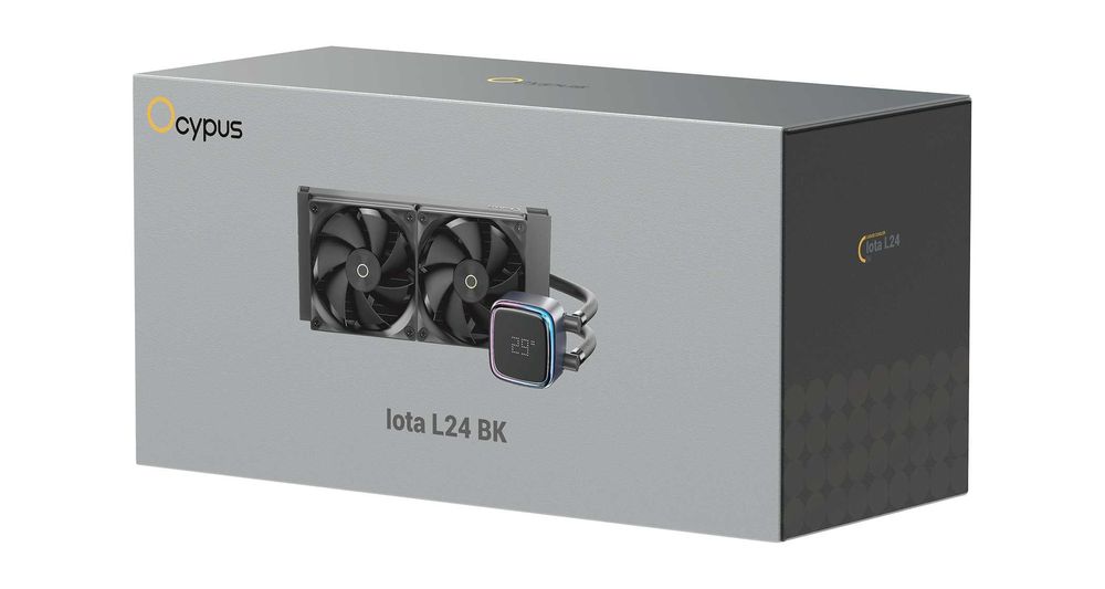 \ Система водяного охлаждения Ocypus Iota L24 BK