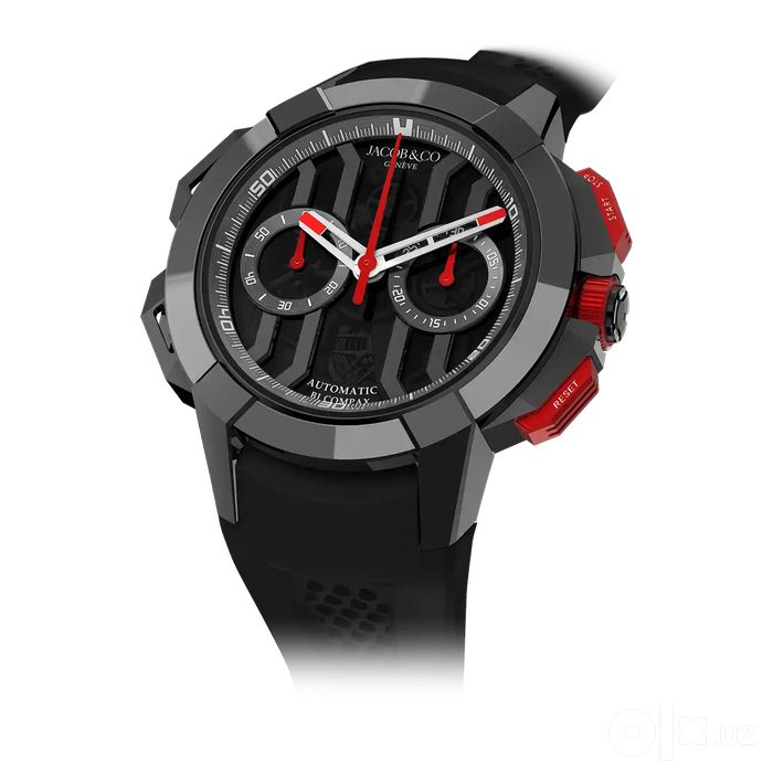 Jacob & Co Epic X Chrono 44 Grey PVD Titanium Red