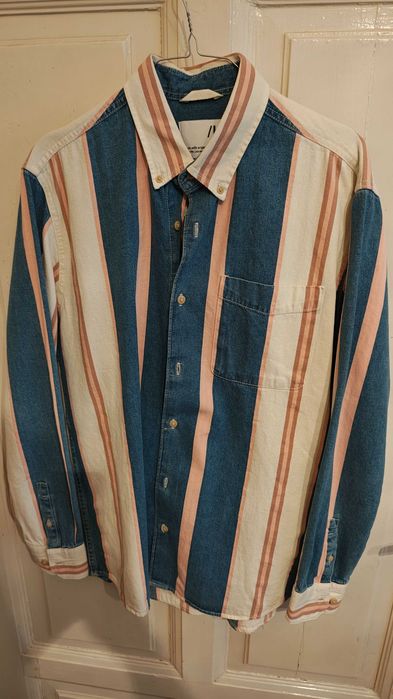 Camasa denim crem/bej Selected Homme - barbati Marimea M