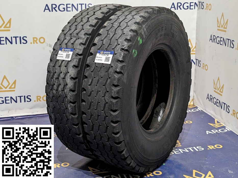 Pereche 2 anvelope 10.00/R20 Michelin (cod P100674I)