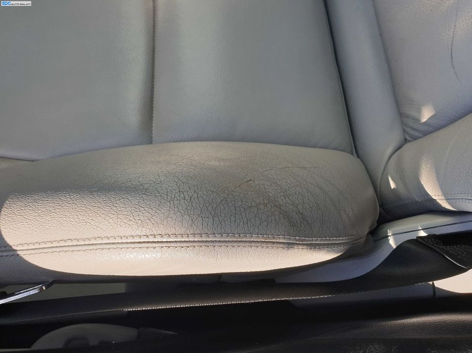 Interior Piele Alba Scaun Scaune Cu Incalzire si Bancheta cu Spatar Mercedes Clasa C Class W204 Sedan Berlina 2007 - 2014 [Q0086]