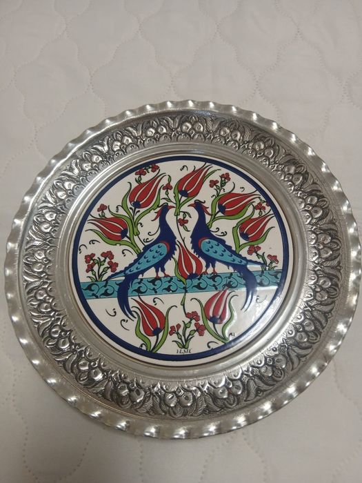 Farfurie decorativa din argint