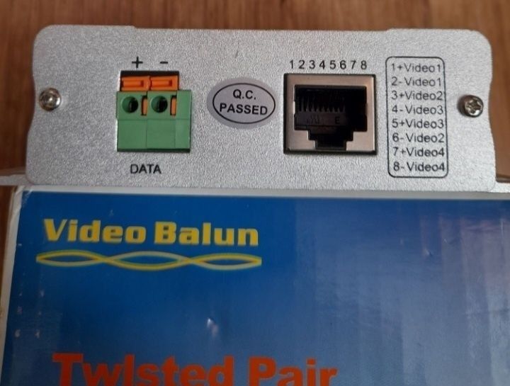 Video balun camere de supraveghere