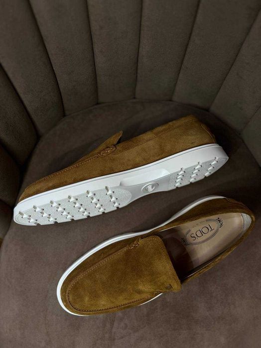 Tod’s мужские замшевые лоферы РАЗМЕР 43