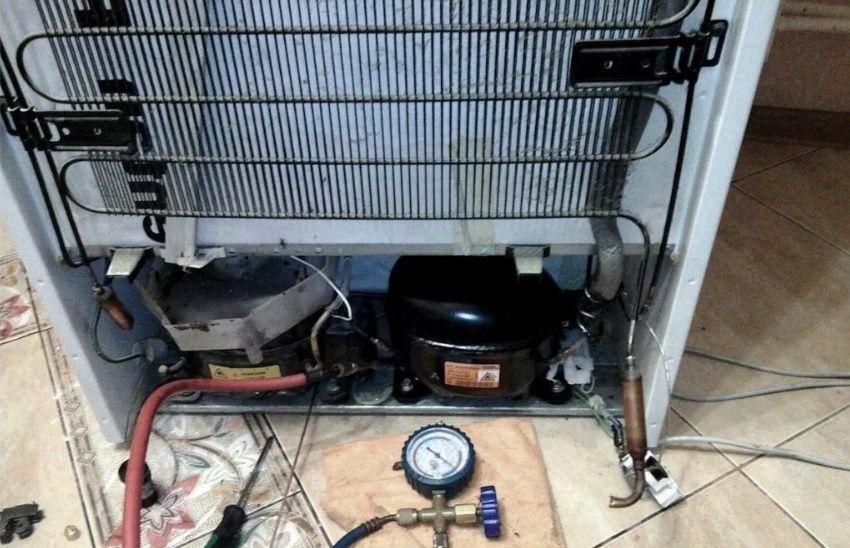 Ремонт витринных холодильников, морозильных камер,